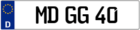 Truck License Plate